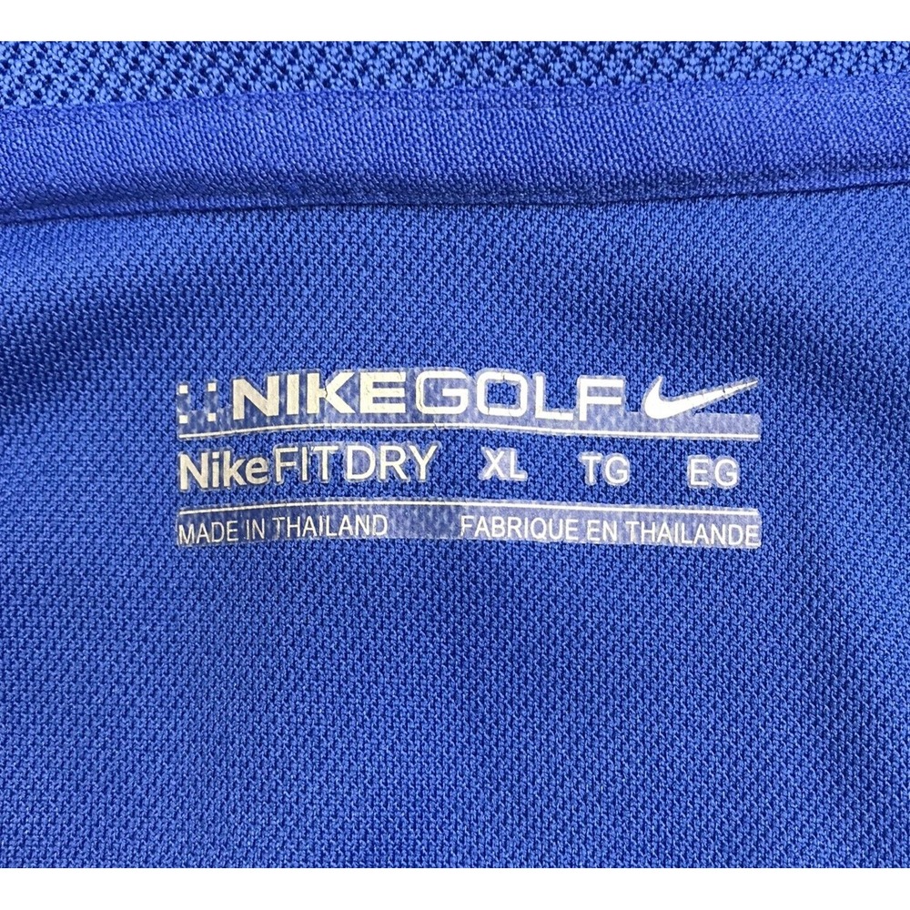 Orange Tree Golf Nike Fit Dry Polo Shirt Mens XL Blue Embroidered Logo Casual AR - Picture 9 of 16